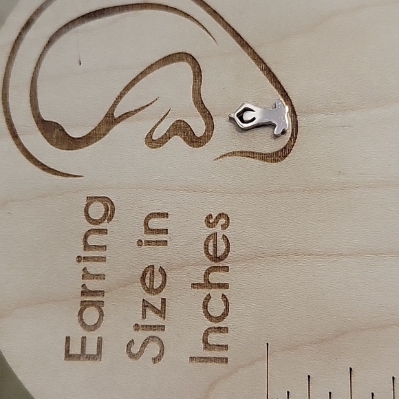 Yoga Pose Stud Earrings, choice of color - Picture 3 of 6